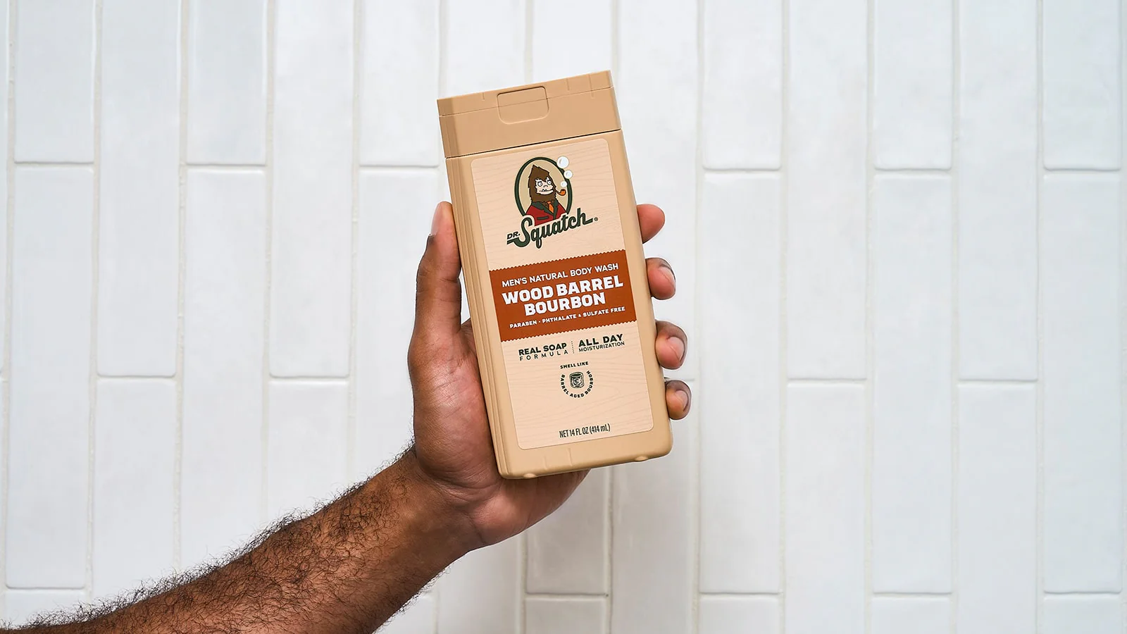 14 oz Wood Barrel Bourbon Body Wash - Image 3