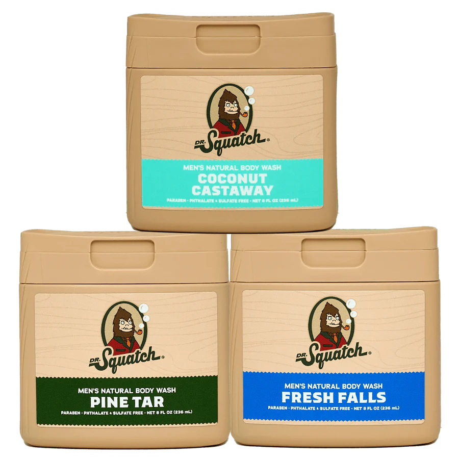 8 oz Body Wash Subscription - 3 Bottles