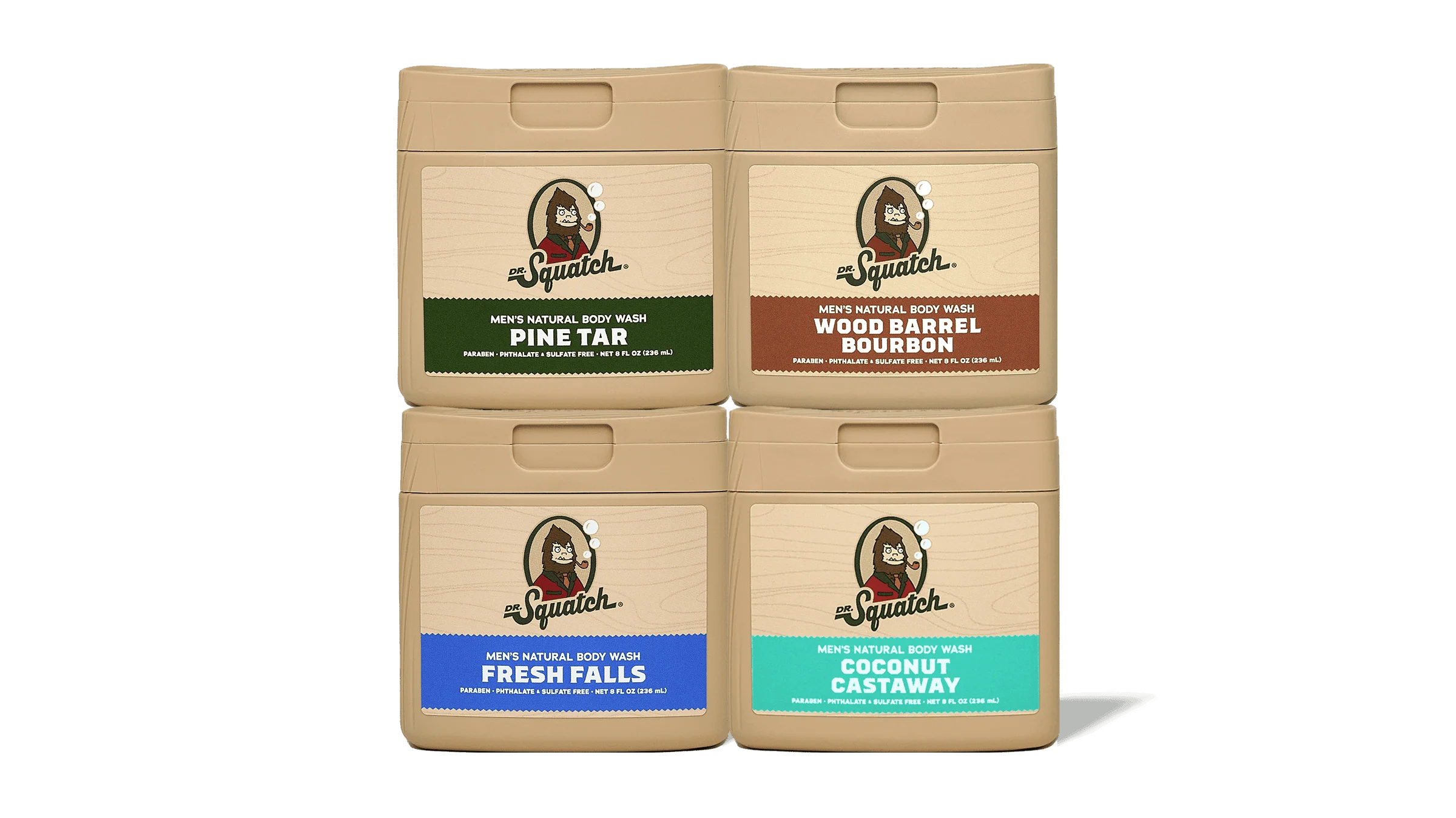 8 oz Body Wash Subscription - 4 Bottles
