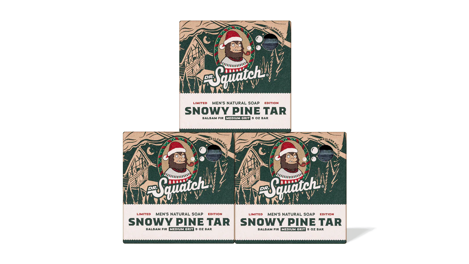Snowy Pine Tar 3-Pack